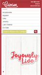 Mobile Screenshot of crimsoncollections.com
