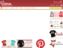 Tablet Screenshot of crimsoncollections.com